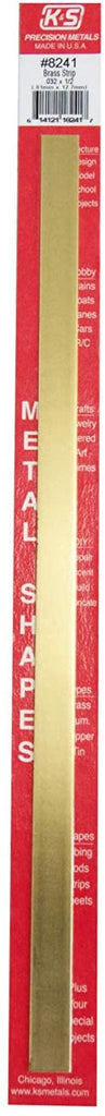 370-8241  -  Brass Strip .032 x 1/2"