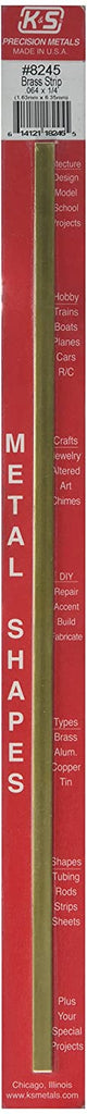 370-8245  -  Brass Strip .064 x 1/4