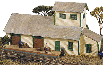 361-120  -  Hubermill Warehouse Kit - N Scale
