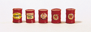361-313  -  Gas Station Barrel Red 5/ - HO Scale
