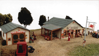 361-321  -  Saw Pit Store Kit - HO Scale