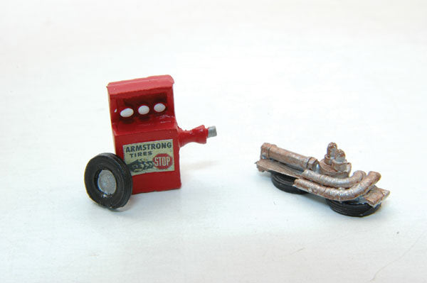 361-445  -  Tire Balancer/Junk Pile - HO Scale