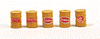 361-413  -  Industrial Barrel Ylw 5/ - HO Scale