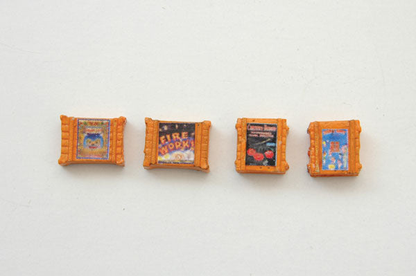 361-528  -  Crates Fireworks orange 4 - HO Scale