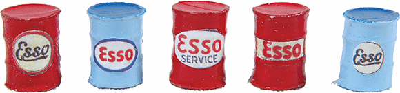 361-574  -  Oil Barrels Esso 5/ - HO Scale