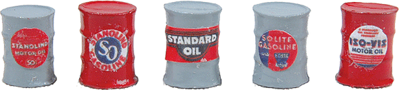 361-575  -  Oil Barrels Standard - HO Scale