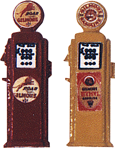 361-572  -  Cstm Gas Pumps Gilmore 2/ - HO Scale