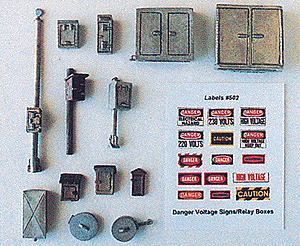 361-502  -  Mainline Detail St/Phn Bx - HO Scale