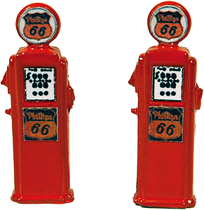 361-517  -  Gas Pumps Phillips 66 2/ - HO Scale