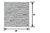 570-91560  -  Sht R.Crs Stn Bge .450 2/ - O Scale