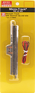 489-99040905  -  110mm Str Terminal w/wire - Z Scale