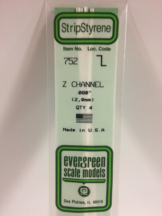 269-5752  -  Z Channel .08 x 14