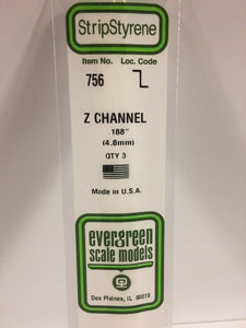 269-756  -  Z Channel .188 x 14" 3/