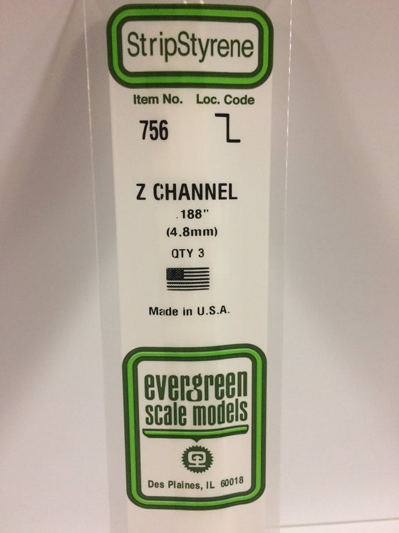 269-5756  -  Z Channel .188 x 14