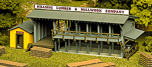 150-750  -  Lumber Yard & Office Kit - HO Scale