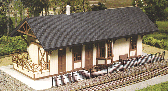 150-720  -  Maywood Station Kit Tan - HO Scale