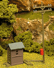 150-705  -  Telephn Shnty & Pole Kit - HO Scale