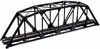 150-2570  -  Code 80 Truss Bridge Blk - N Scale