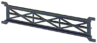 150-2542  -  Pier girder straight   4/ - N Scale