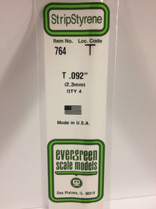 269-764  -  T Shape .092 x .030" 4/