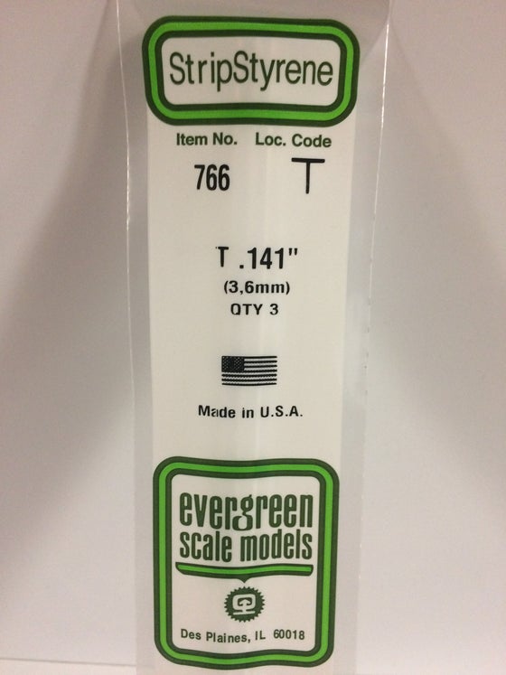 269-766  -  T Shape .141 x .046" 3/