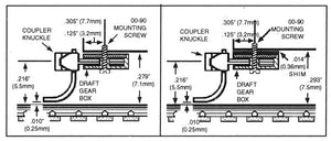 489-102004  -  Cplrs Asmb #1015 Brn 4/ - N Scale