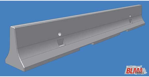 150-BLMA8107  -  K-Rail Barriers Concrete - Z Scale