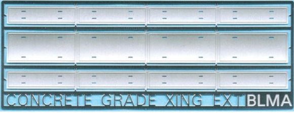 150-BLMA80  -  Concrete Grade xing Expan - N Scale