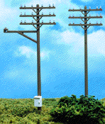 150-775  -  Telephone pole        12/ - HO Scale