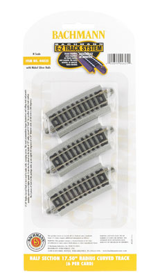 160-44823  -  E-Z Tr NS 1/2 14" Rad 6/ - N Scale