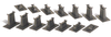 160-44871  -  E-Z Track Pier Set 16-Pc - N Scale