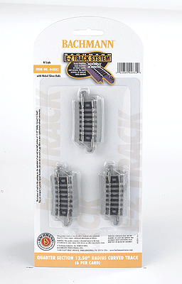 160-44832  -  E-Z Tr NS 1/4 12.5"Rad 6/ - N Scale