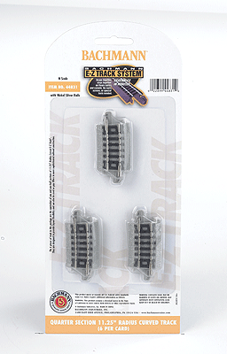 160-44831  -  E-Z Tr NS 1/4 11.25"R 6/ - N Scale