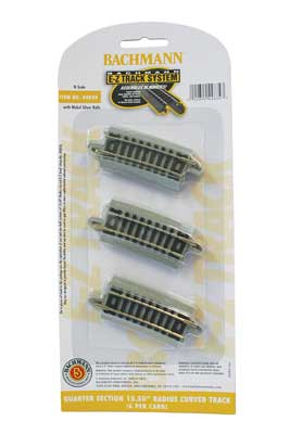 160-44834  -  E-Z Tr NS 1/4 15.5"Rad 6/ - N Scale