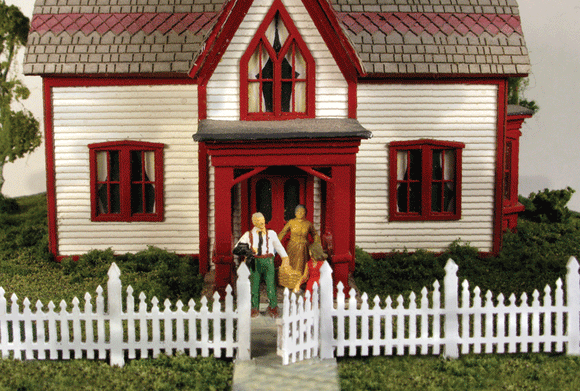 493-9308  -  Picket Fence Ornate - N Scale