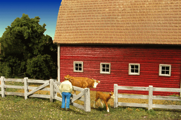 493-2310  -  Barn Yard Fence 170' - HO Scale