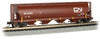 160-19161  -  Can 4-Bay Hop CN 377375 - N Scale