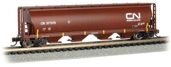 160-19161  -  Can 4-Bay Hop CN 377375 - N Scale
