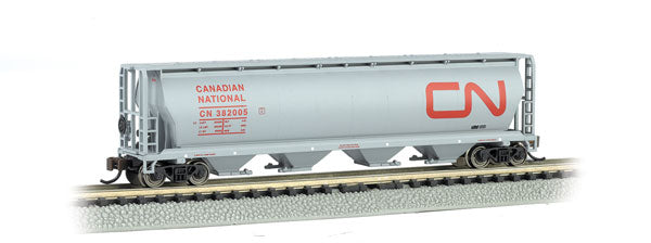 160-19163  -  4Bay Cyl Hop CN Gry Ndl - N Scale