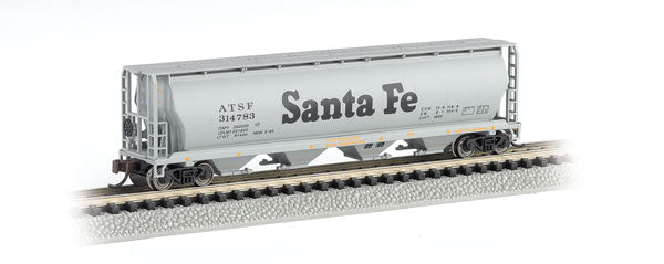 160-19152  -  4Bay Cyl Hop ATSF - N Scale