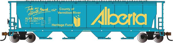 160-19158  -  4-Bay Cyl Hopper Alberta - N Scale