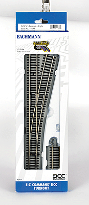 160-44133  -  E-Z Cmmnd Turnout #5 Rght - HO Scale