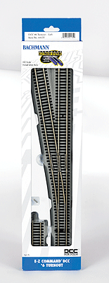 160-44135  -  E-Z Cmmnd Turnout #6 Left - HO Scale