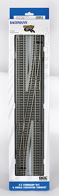 160-44138  -  E-Z Sngl-Crsvr Trnt #6 RH - HO Scale