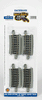160-44530  -  E-Z Tr NS 1/3 18" Rad 4/ - HO Scale