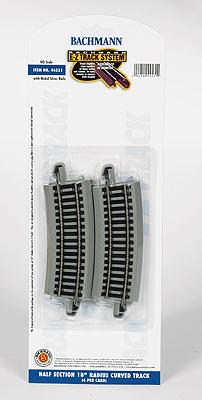 160-44531  -  E-Z Tr NS 1/2 18" Rad 4/ - HO Scale