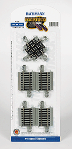 160-44541  -  E-Z Tr NS 90-Deg Crossing - HO Scale