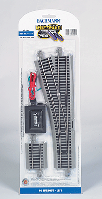 160-44557  -  E-Z Tr NS Turnout #4 LH - HO Scale