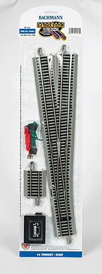 160-44560  -  E-Z Tr NS Turnout #6 RH - HO Scale