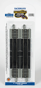 160-44528  -  E-Z Tr NS Str 9"Rerail 2/ - HO Scale